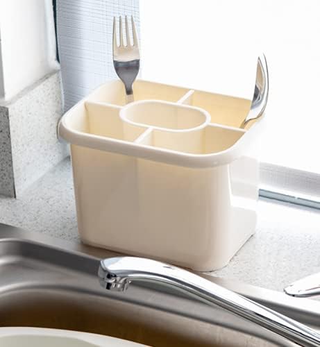 Addis Linen Cutlery Drainer With Removable Compartment