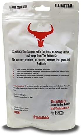 The Buffalo Co. Buffalo Twists for Dogs | 100% Natural Grass-Fed Dog Treats | 1 x 100g