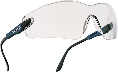 Bolle VIPER Adjustable Panoramic Safety Spectacles with Sports Cord Clear Anti-Scratch Lens - [BO-VIPCI]