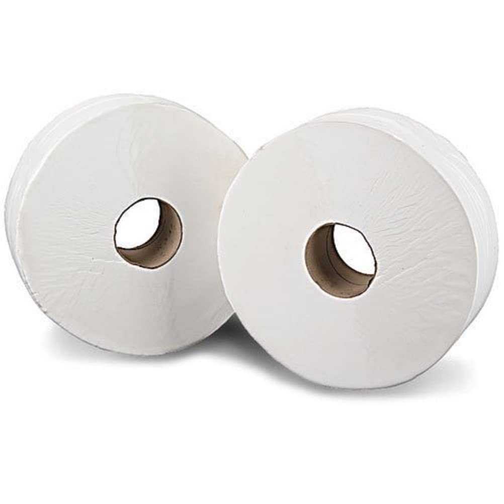 Janit-X Eco Mini Jumbo 100% Recycled 2Ply Toilet Rolls 12 x 200m, CHSA Accredited - UK BUSINESS SUPPLIES