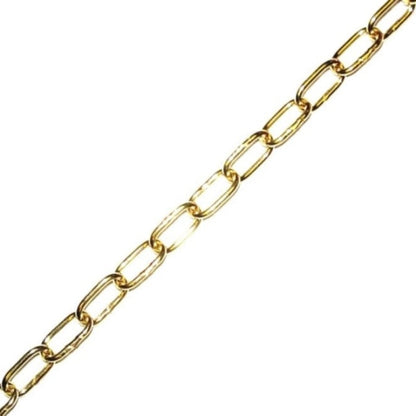 Securit B5625 Oval Link Chain 5/8" 2.2mm x 10m Brass Plated