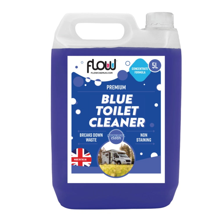 Flow Blue Chemical Motorhome & Caravan WC Toilet Cleaner 5 Litre.