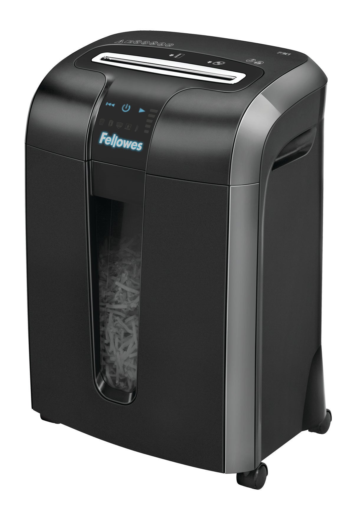 Fellowes Powershred 73Ci Cross Cut Shredder 23 Litre 12 Sheet Black/Grey 4601201