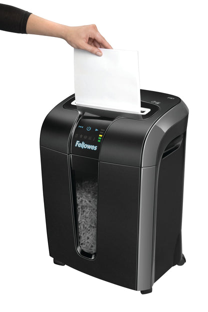 Fellowes Powershred 73Ci Cross Cut Shredder 23 Litre 12 Sheet Black/Grey 4601201