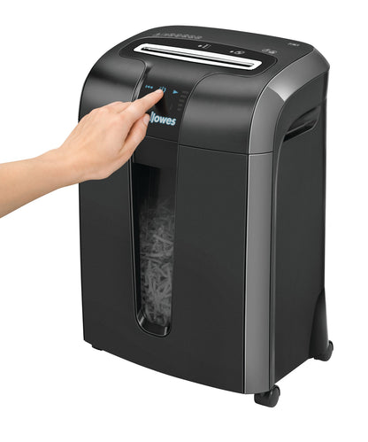 Fellowes Powershred 73Ci Cross Cut Shredder 23 Litre 12 Sheet Black/Grey 4601201