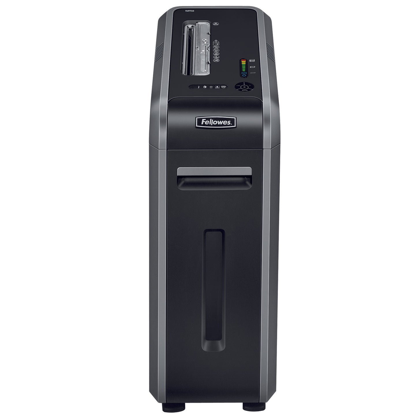 Fellowes Powershred 125i Strip Cut Shredder 53 Litre 18 Sheet Black/Grey 4613101