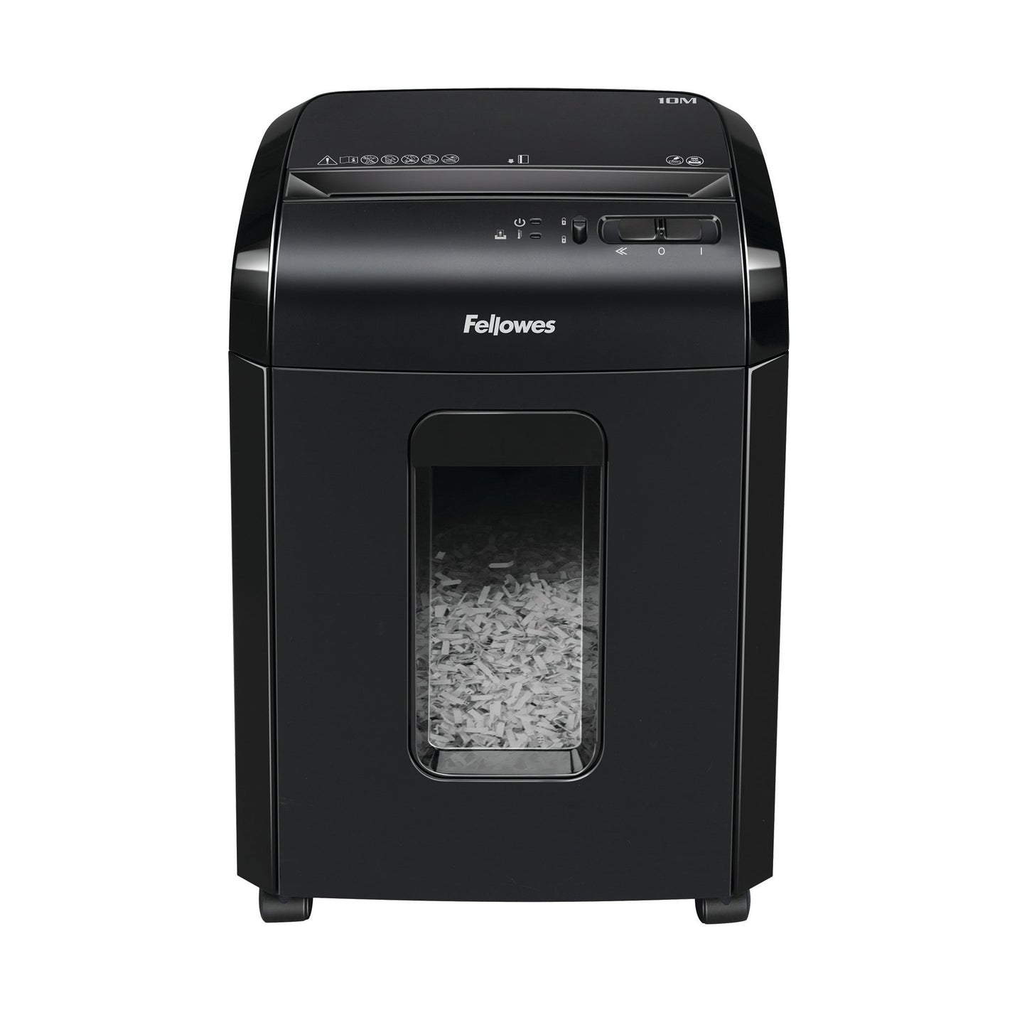 Fellowes Powershred 10M Micro Cut Shredder 19 Litre 10 Sheet Black 4630701