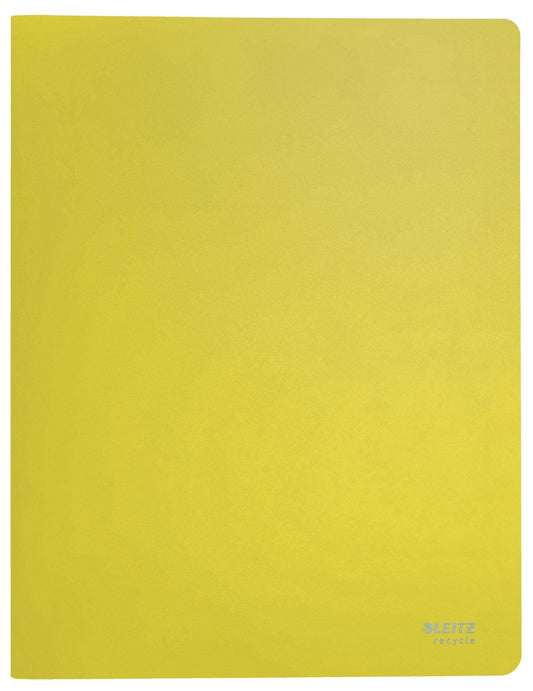 Leitz Recycle Display Book 20 Pockets Yellow 46760015