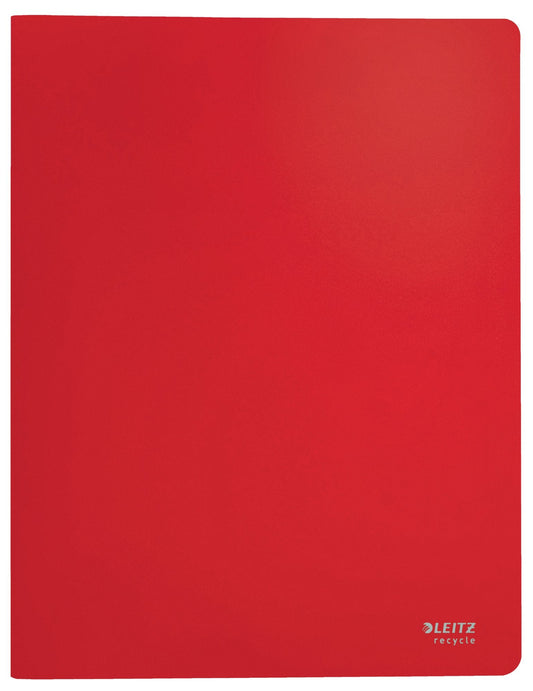 Leitz Recycle Display Book 20 Pockets Red 46760025