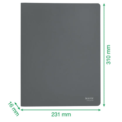 Leitz Recycle Display Book 20 Pockets Red 46760025