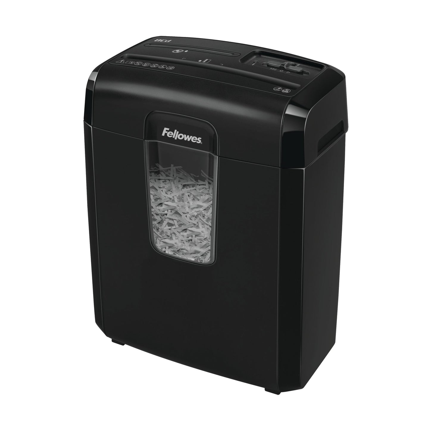Fellowes Powershred 8Cd Cross Cut Shredder 14 Litre 8 Sheet Black 4692201