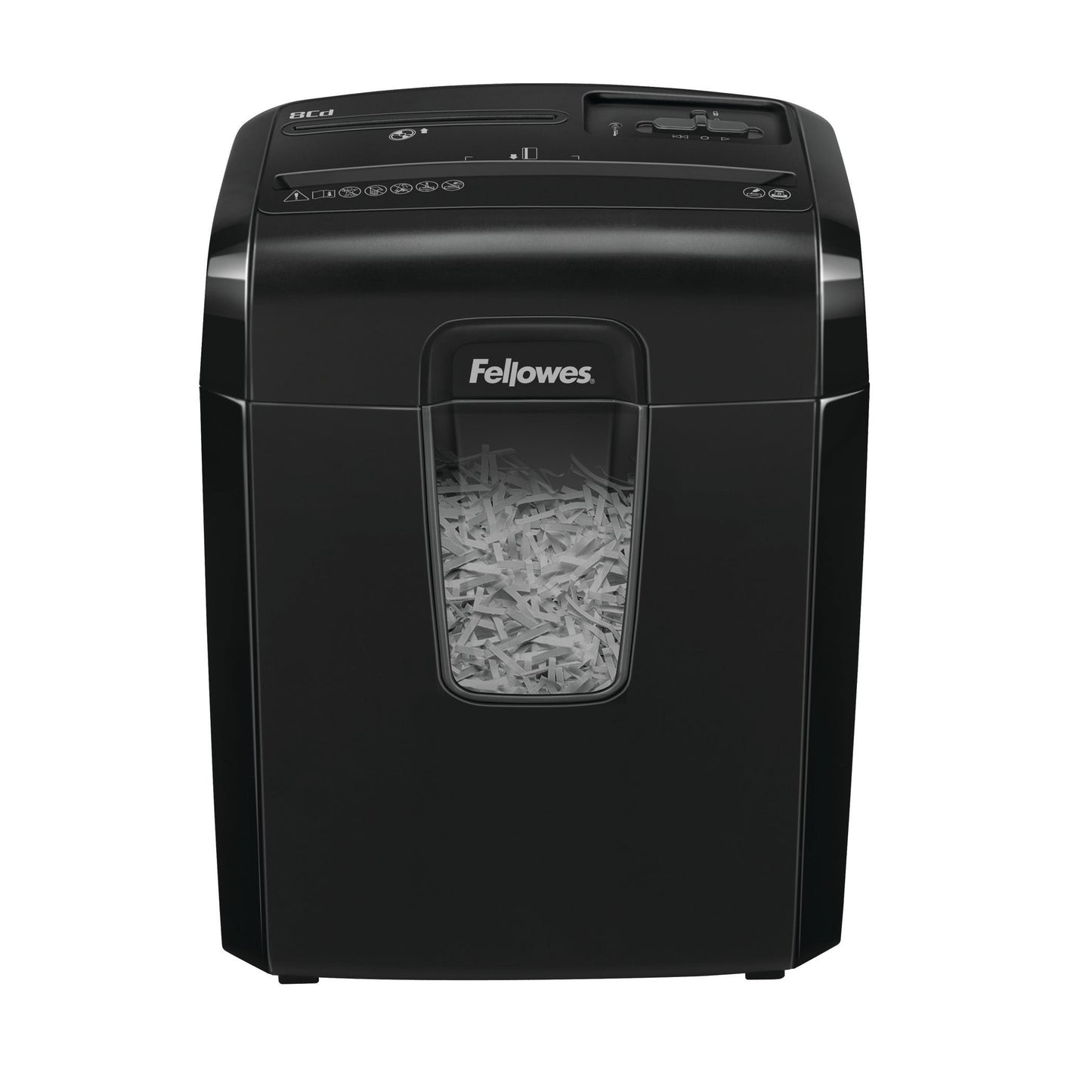 Fellowes Powershred 8Cd Cross Cut Shredder 14 Litre 8 Sheet Black 4692201