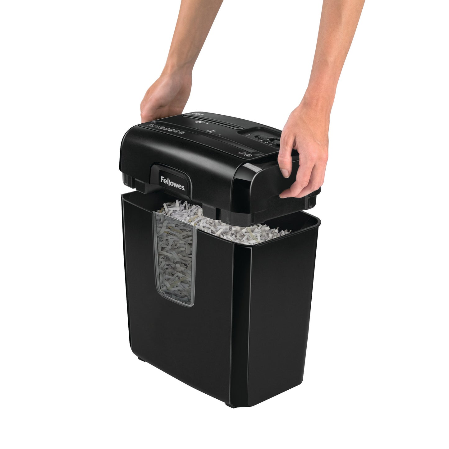 Fellowes Powershred 8Cd Cross Cut Shredder 14 Litre 8 Sheet Black 4692201