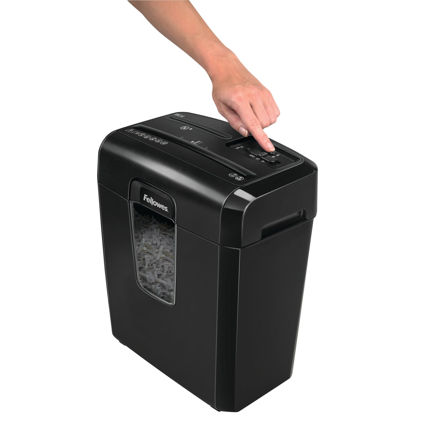 Fellowes Powershred 8Cd Cross Cut Shredder 14 Litre 8 Sheet Black 4692201