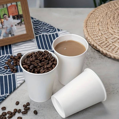 Belgravia 8oz White Paper Cups 50's