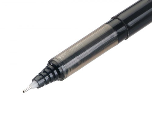 Pilot V7 Hi-Tecpoint Ultra Rollerball Pen Fine Black (Pack of 12) V701