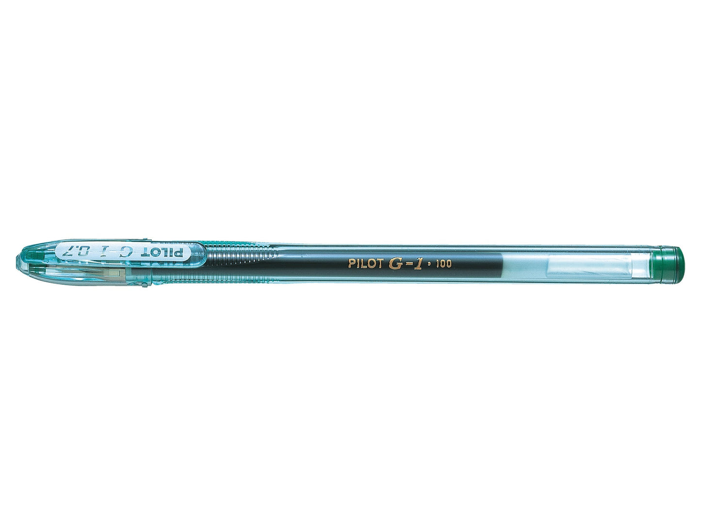 Pilot G-107 Gel Rollerball Pen 0.7mm Tip 0.39mm Line Green (Pack 12) - 1101204