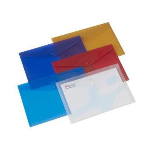 Rexel A4 Popper Wallet A4 Assorted Code 16129AS
