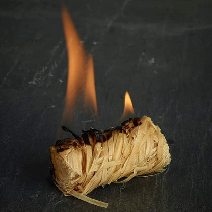 Natural Flamers Wood Wool Firelighters | 6 Boxes Of 24 For Stoves ,Wood Burners and BBQ's.
