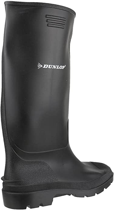 Dunlop FESTIVALS Standard Wellies in Black 100% Waterproof {Pricemastor Range} {All Sizes} - UK BUSINESS SUPPLIES