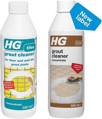HG Tiles Concentrated Grout Cleaner |  1 x 500ml