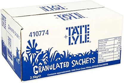 Tate + Lyle White Sugar Sachets (Pack of 1000)