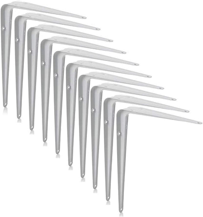 Fixtures London Shelf Brackets | 10 Pack | White | All Sizes