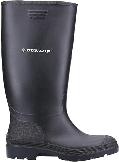Dunlop FESTIVALS Standard Wellies in Black 100% Waterproof {Pricemastor Range} {All Sizes} - UK BUSINESS SUPPLIES