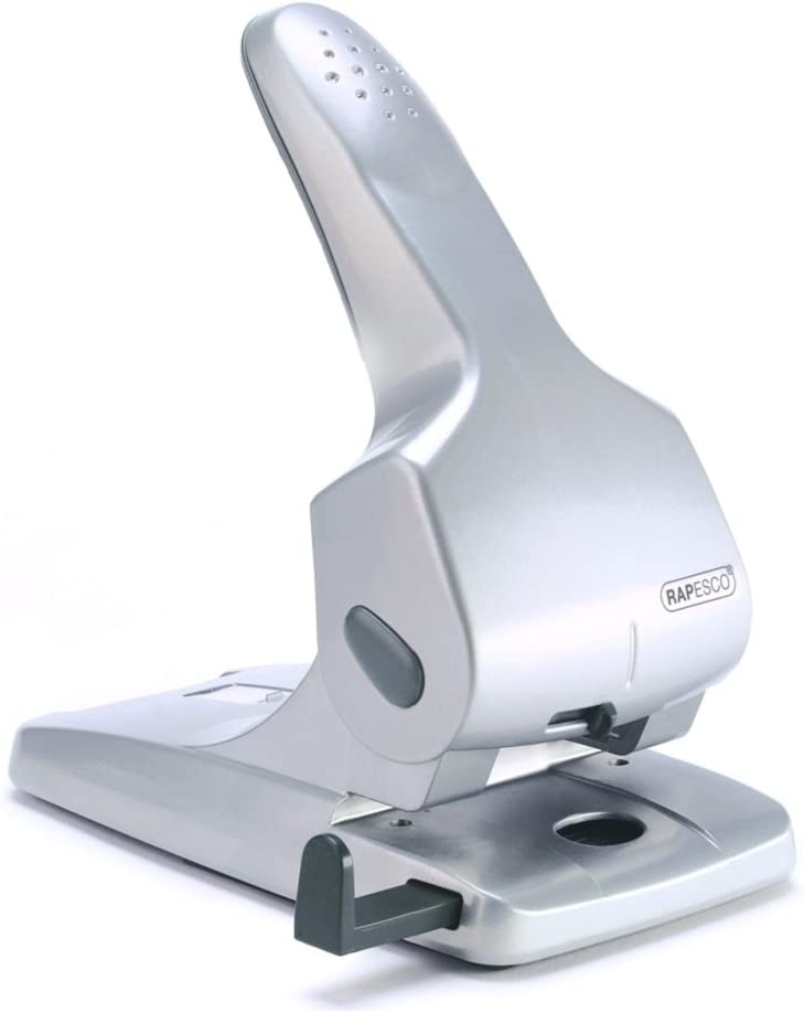 Rapesco Zero-65 Heavy Duty Hole Punch Capacity 65 Sheets Silver 0732
