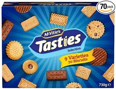 McVitie's Tasties Biscuits Assortment Selection Box 730g