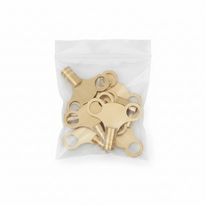 Fixtures Brass Radiator Key | For releasing air from Radiators.