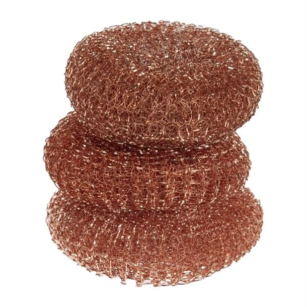 Copper Plated Scourers | 3 Pack | Tough & Abrehessive