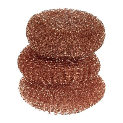 Copper Plated Scourers | 3 Pack | Tough & Abrehessive