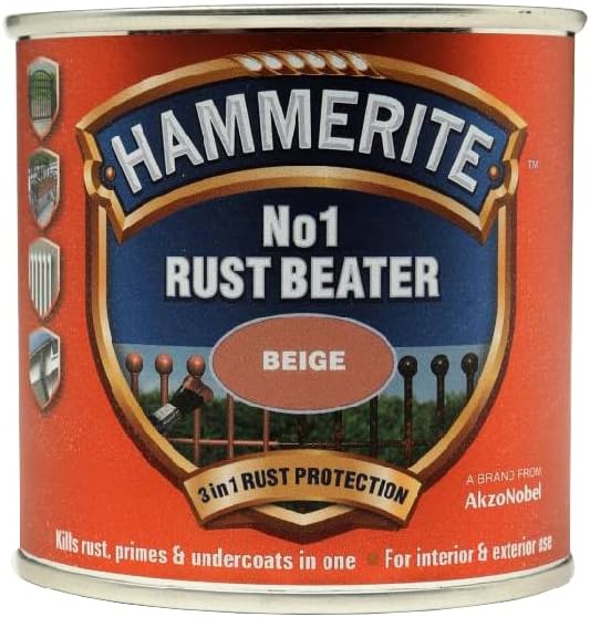 Hammerite No.1 Rust Beater | Direct to Rust | 250ml | Beige