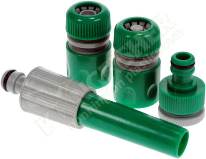 Kingfisher 415Sns 15 M Hose And Spray Nozzle Set - Green