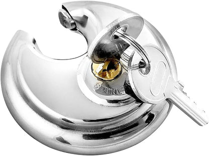 SECURIT Discus padlock Polished Stainless Steel – 70mm