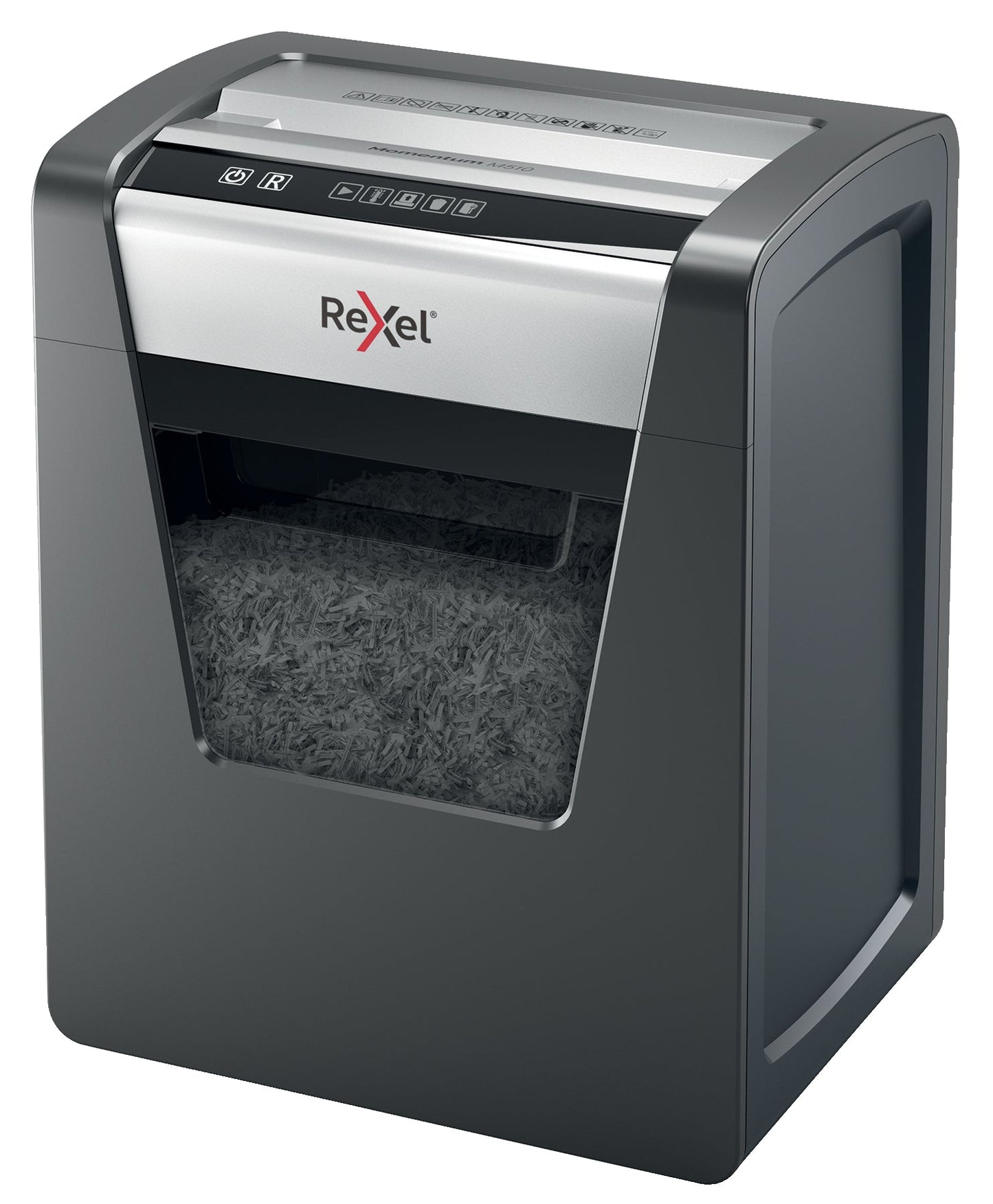 Rexel Momentum M510 Micro Cut Shredder 23 Litre 10 Sheet Black 2104575