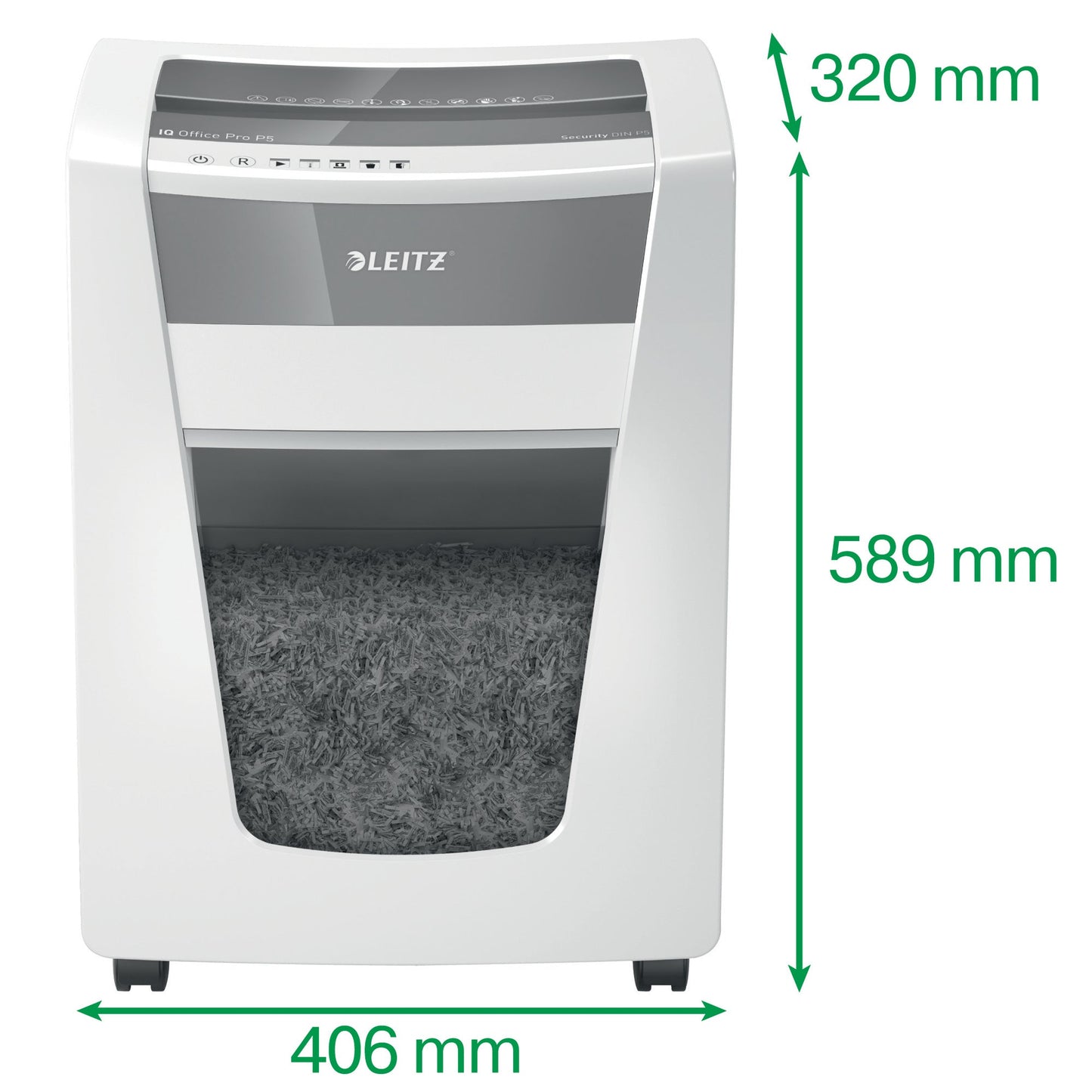 Leitz IQ Office Pro Micro Cut Shredder 30 Litre 17 Sheet White DS 80051000