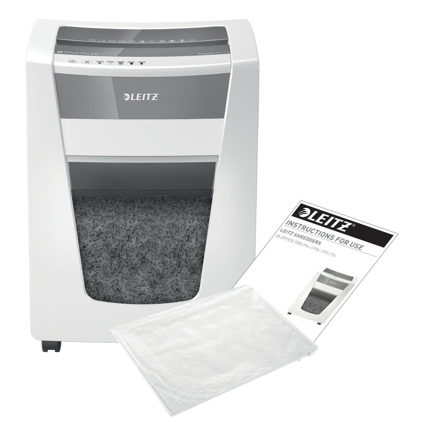Leitz IQ Office Pro Micro Cut Shredder 30 Litre 17 Sheet White DS 80051000