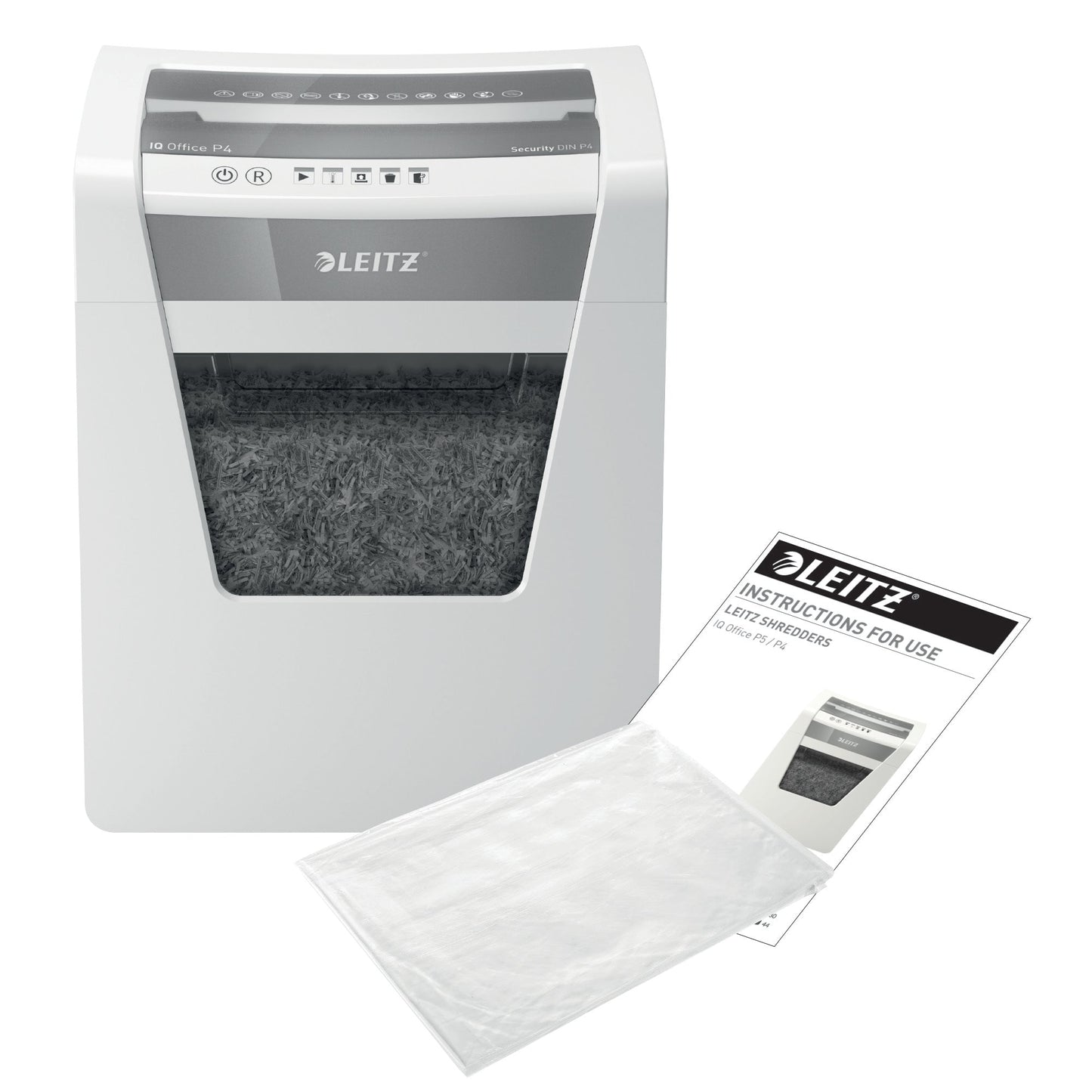 Leitz IQ Office Cross Cut Shredder 23 Litre 17 Sheet White DS 80031000