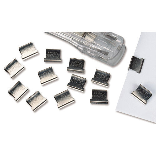 Rapesco Supaclip 60 Refill Clips for Supaclip 100 Boxed Stainless Steel Code CP10060S