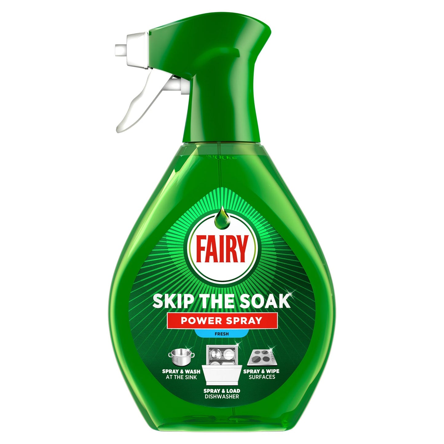 Fairy Skip The Soak Power Spray Fresh 650ml