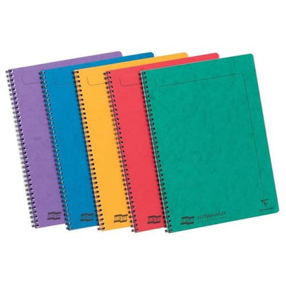 Clairefontaine 3154Z - Pack of 10 Notemakers Europa Spiral Notebooks - A4