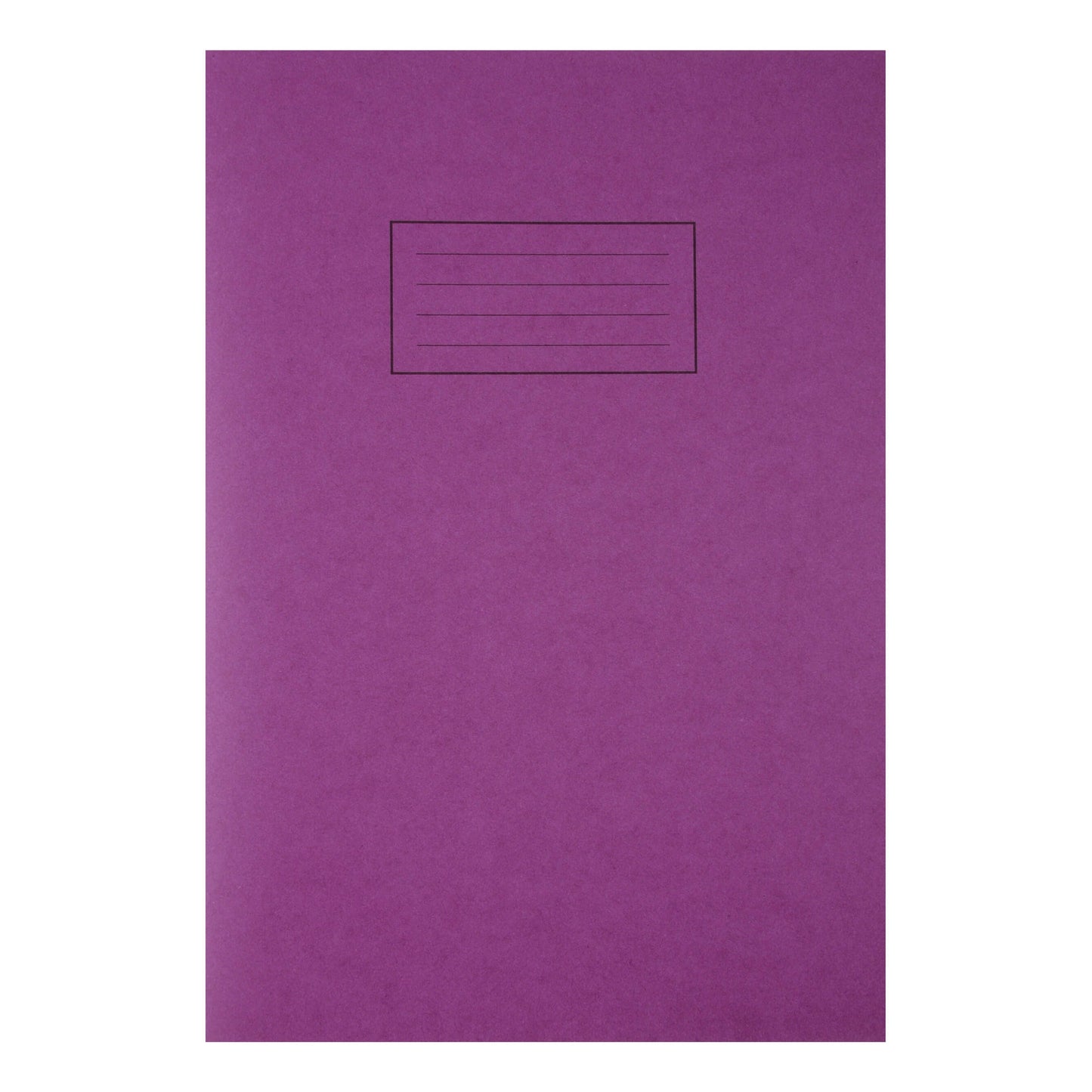 Silvine Exercise Book Ruled and Margin 80 Pages A4 Purple Ref EX111 (Pack 10)