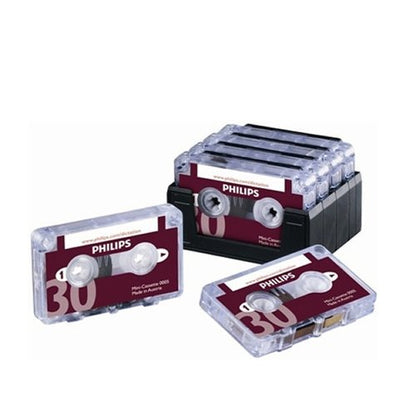 Philips Dictation Cassette 30 Minutes (Pack of 10) LFH0005/30