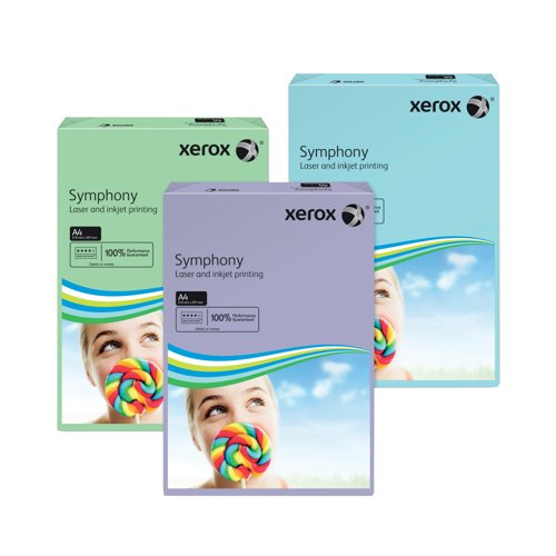 Xerox Symphony A4 Paper 80gsm Mid-Blue (Pack of 500) 003R93968