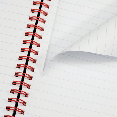 Black n' Red Wirebound Polypropylene Notebook 140 Pages A4 (Pack of 5) 100080166