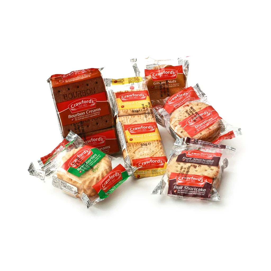 Crawfords Mini Packs Assorted Biscuits 100 Packs of 3 Biscuits {2026 Offer Price!}