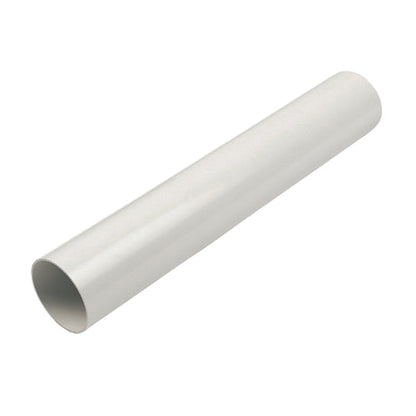 Primaflow Floplast pushfit waste pipe 40mm x 2m White WP02