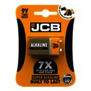 JCB SUPER BATTERY ALKALINE 9V